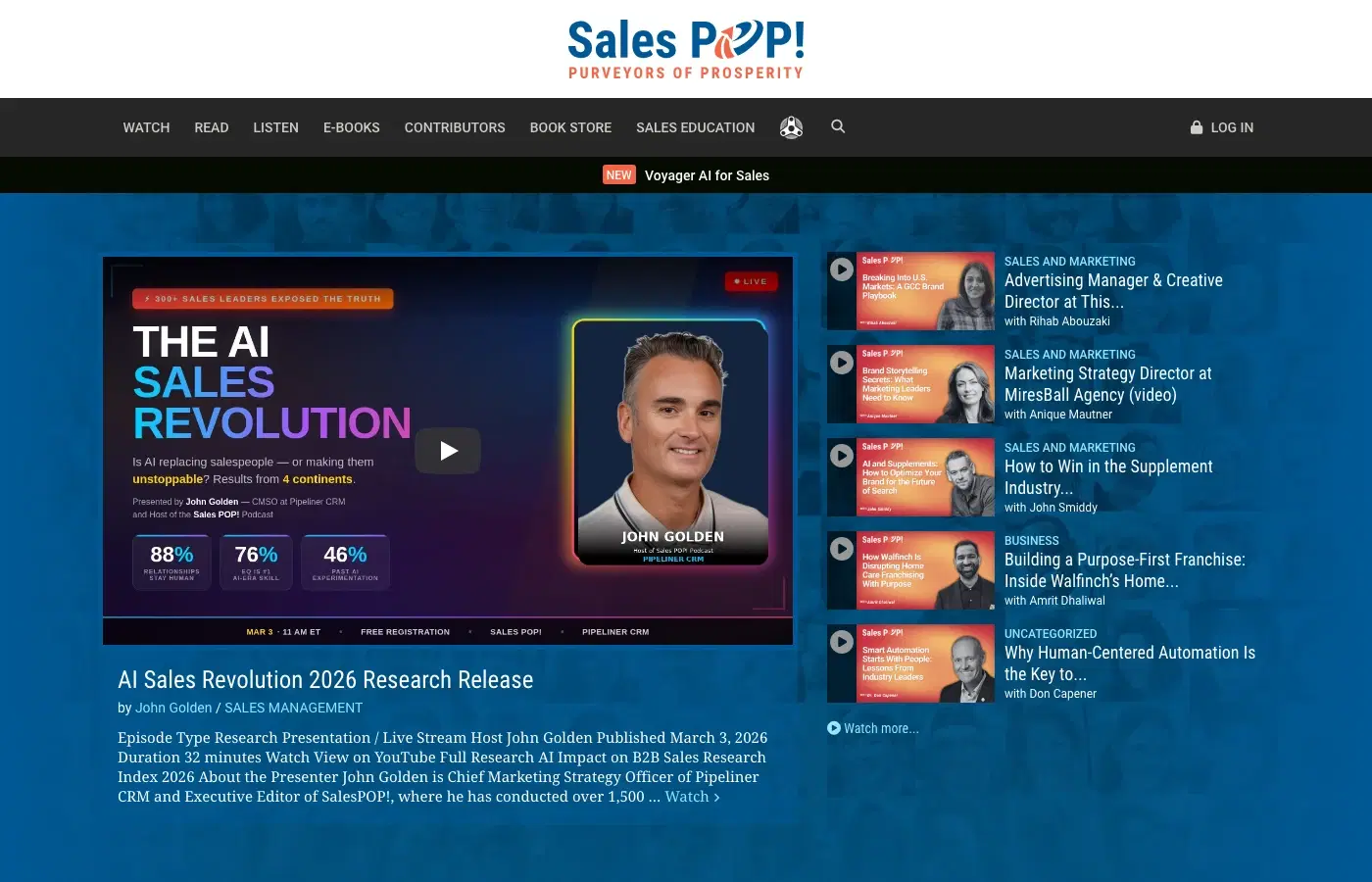 Sales POP! — Purveyors of Prosperity