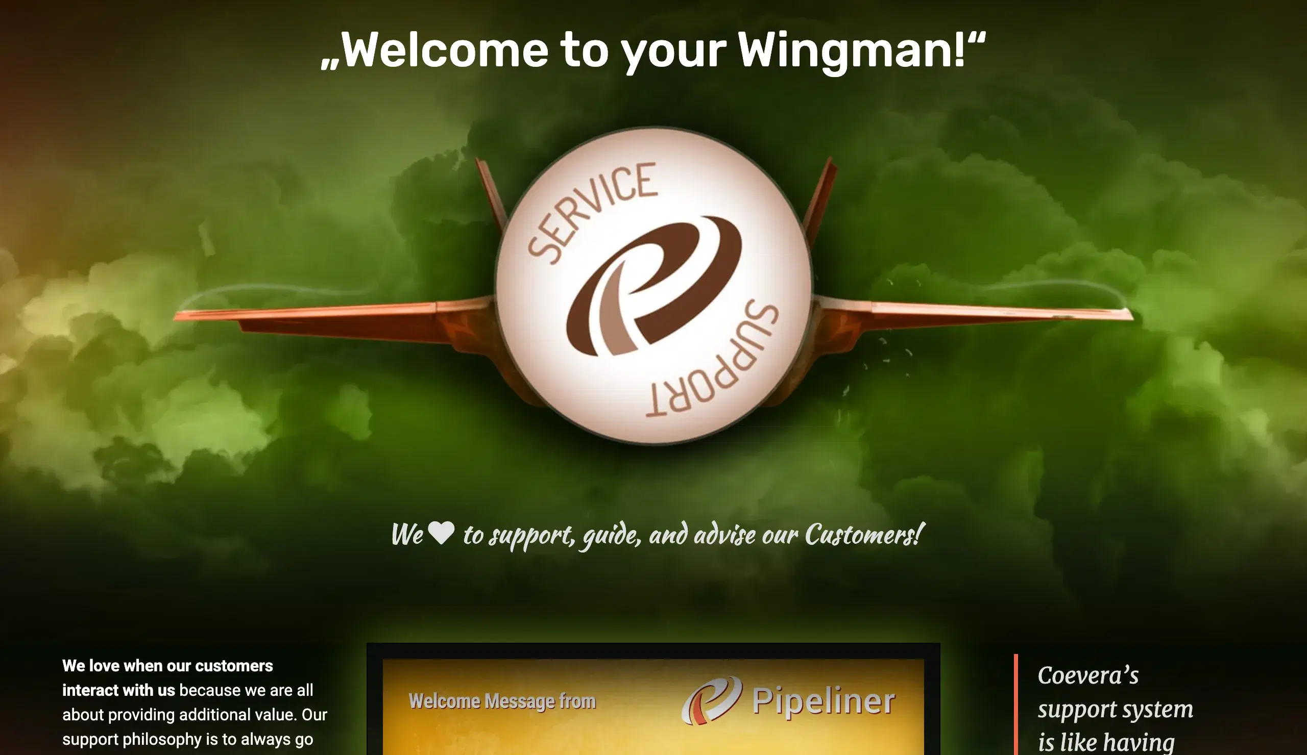 Vorschau der Seite Welcome to Your Wingman