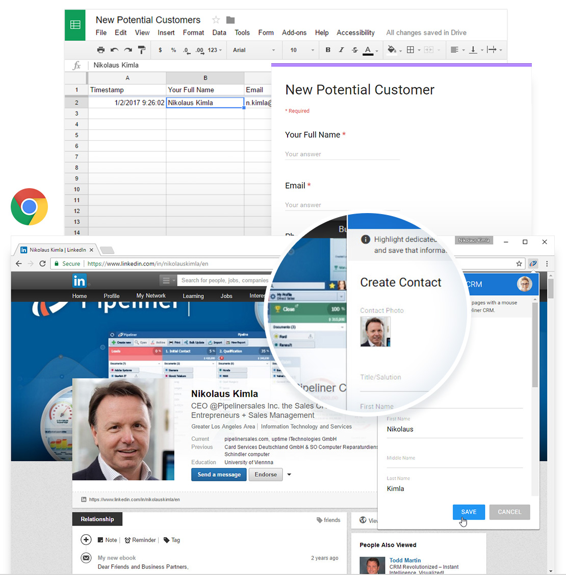 Coevera: Entering Data