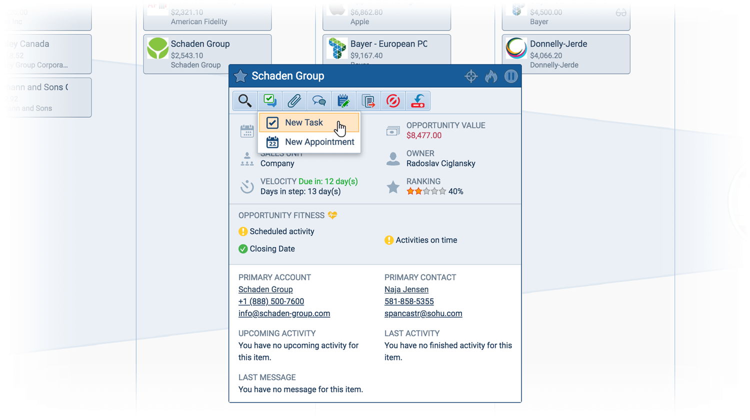 Creating leads opportunities