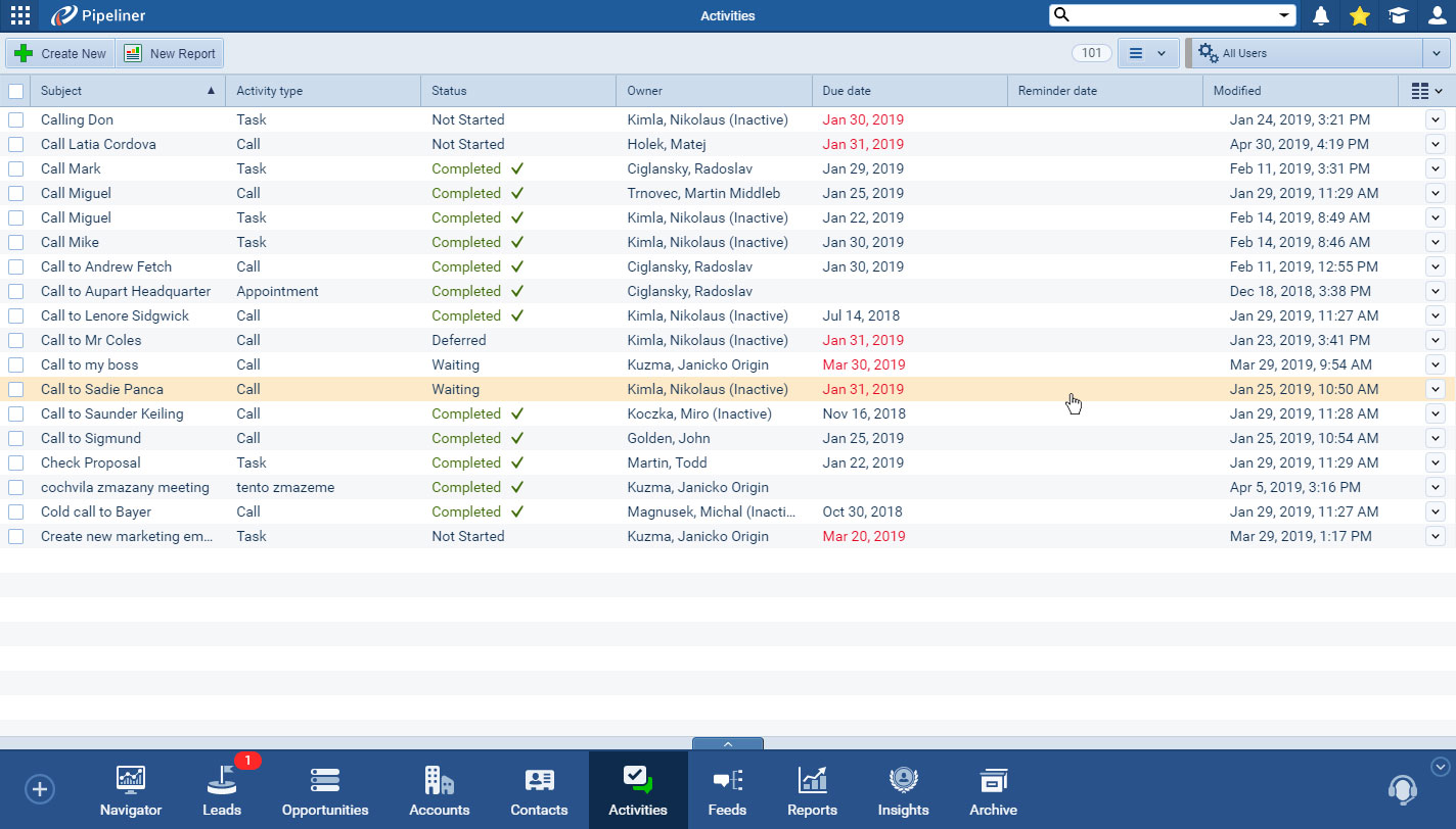 Coevera Cloud 2.2.0 Activity Color-coding Coevera Cloud 2.2.0 Activity Color-coding