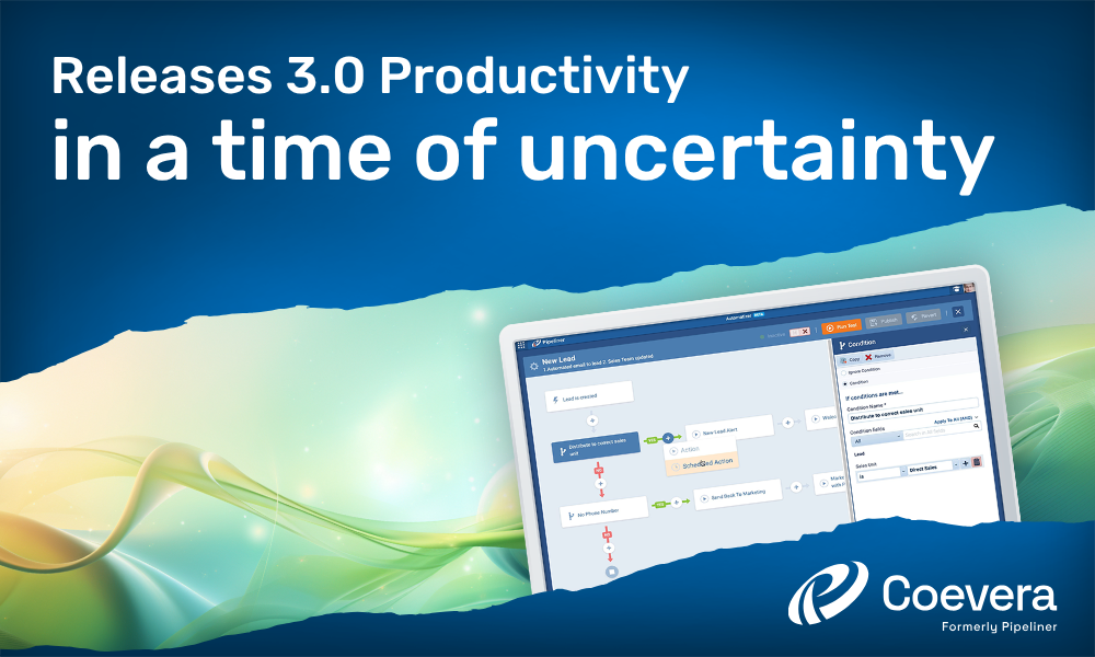 Coevera formerly Pipeliner Releases 3.0 Productivity in a time of uncertainty