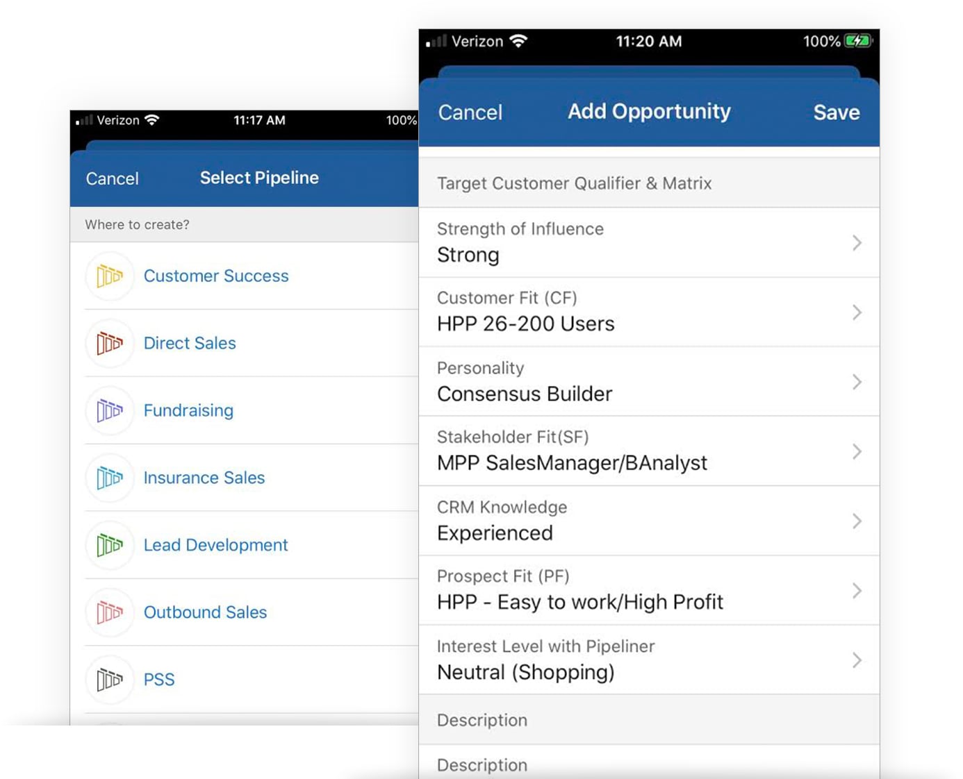 Customization for Mobile CRM App with Coevera