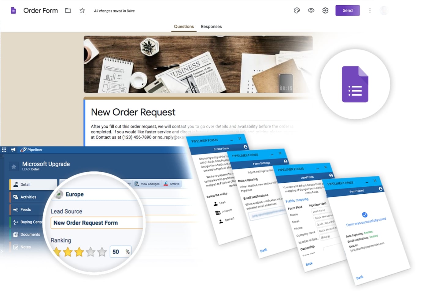pipeliner-crm-google-suite-google-forms-add-in@2x-0933 Google Forms Add-In integrates with Coevera