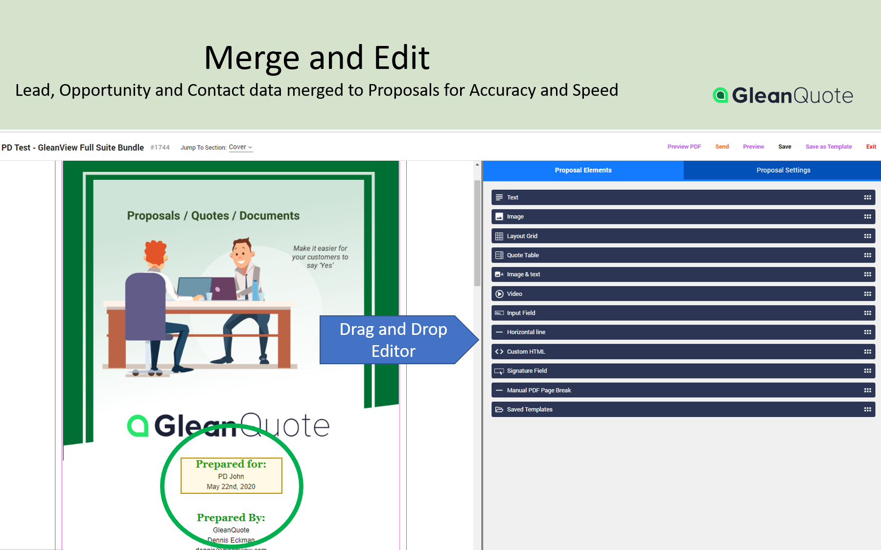 Coevera Slide 2 – Data Variables
