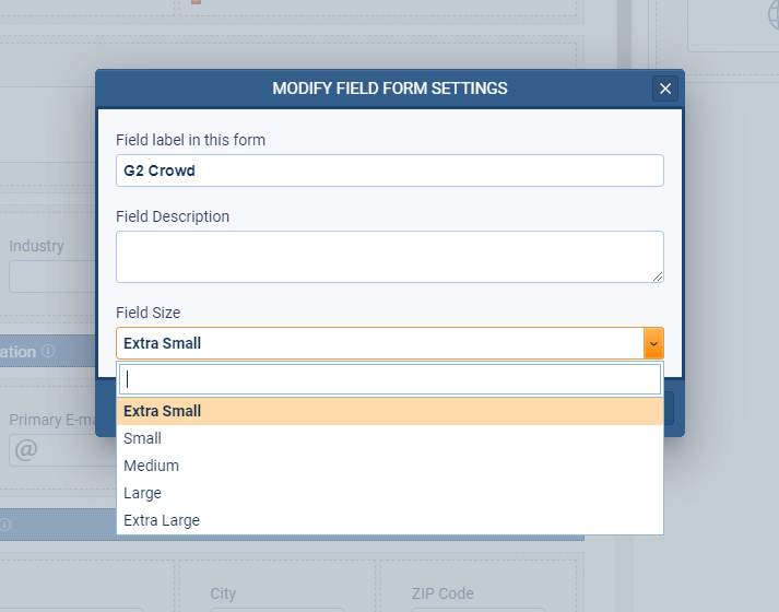 advanced fields forms web resource fields