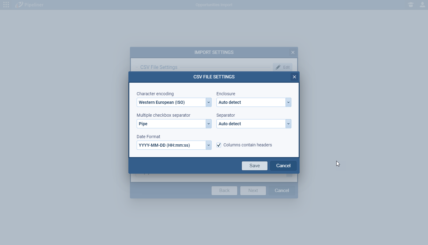 Importing leads into Coevera
