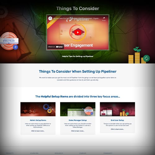 Interactive diagram showcasing key elements for a successful Coevera implementation