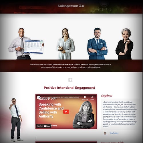 Salesperson 3.0: Traits include confidence, communication, honesty, empathy, and problem-solving.