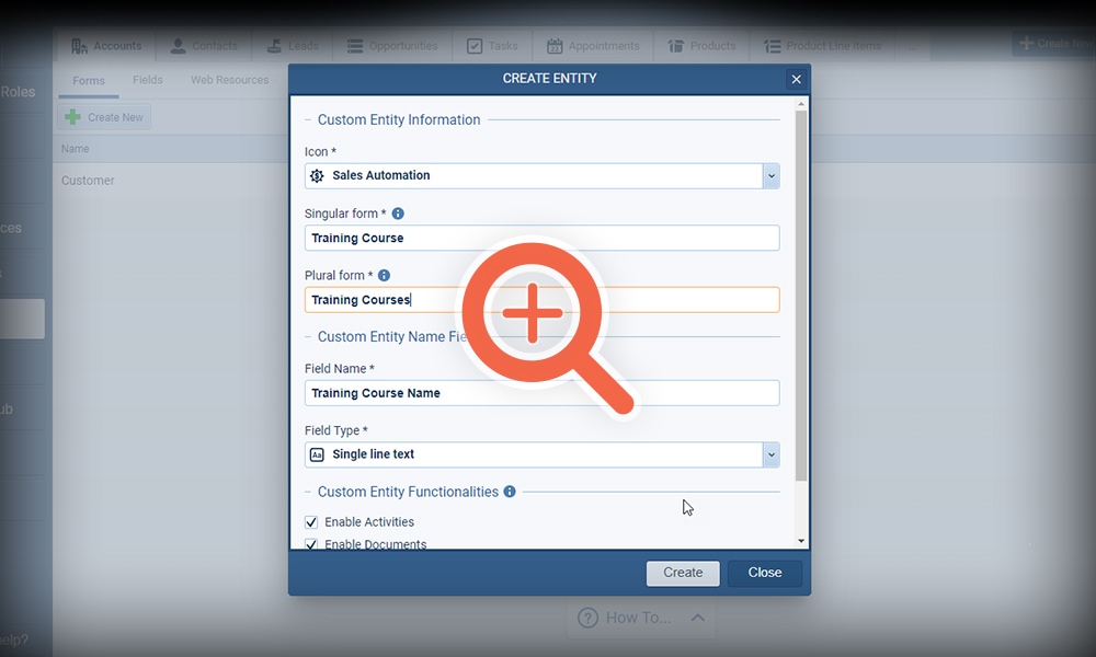 Sales CRM backend functions