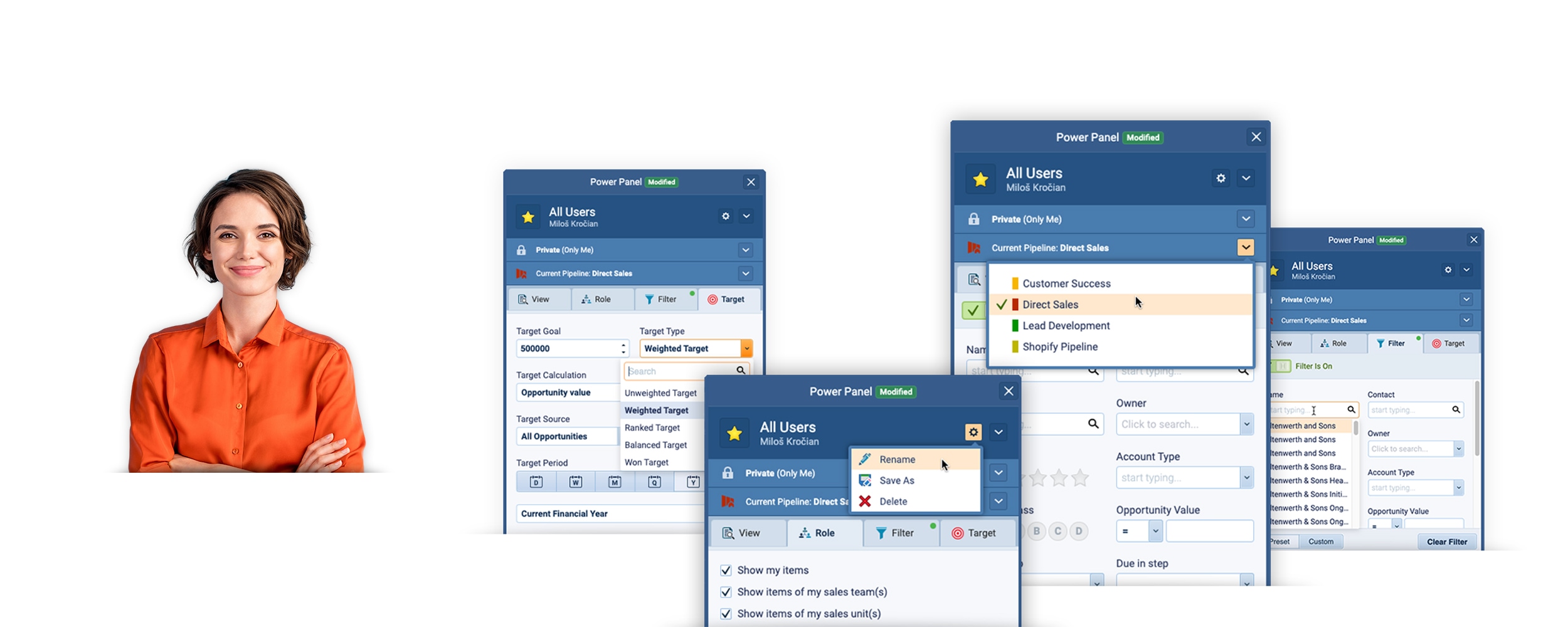 Power Panel - manipulate what you want to see