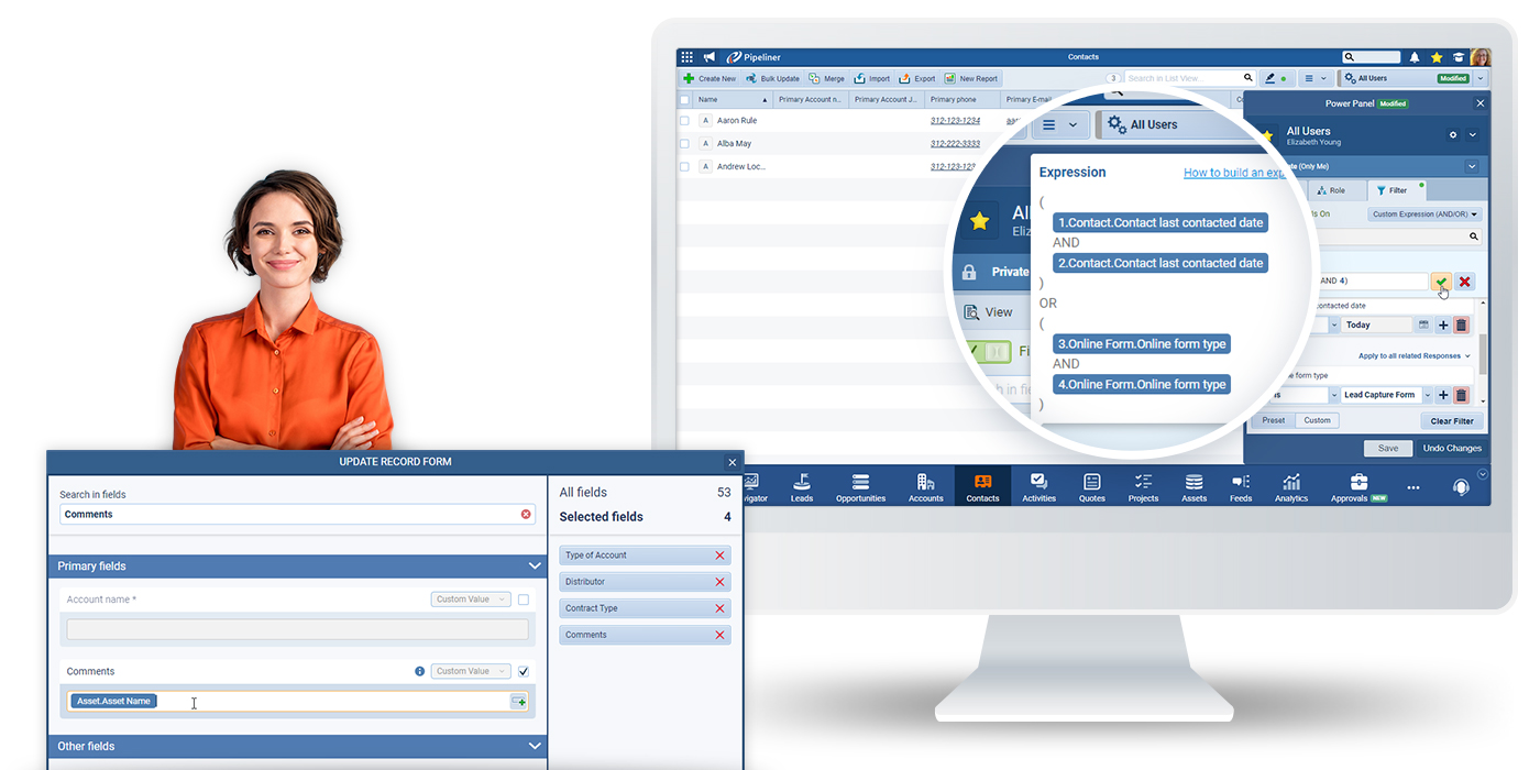 Sales CRM AI automated tasks