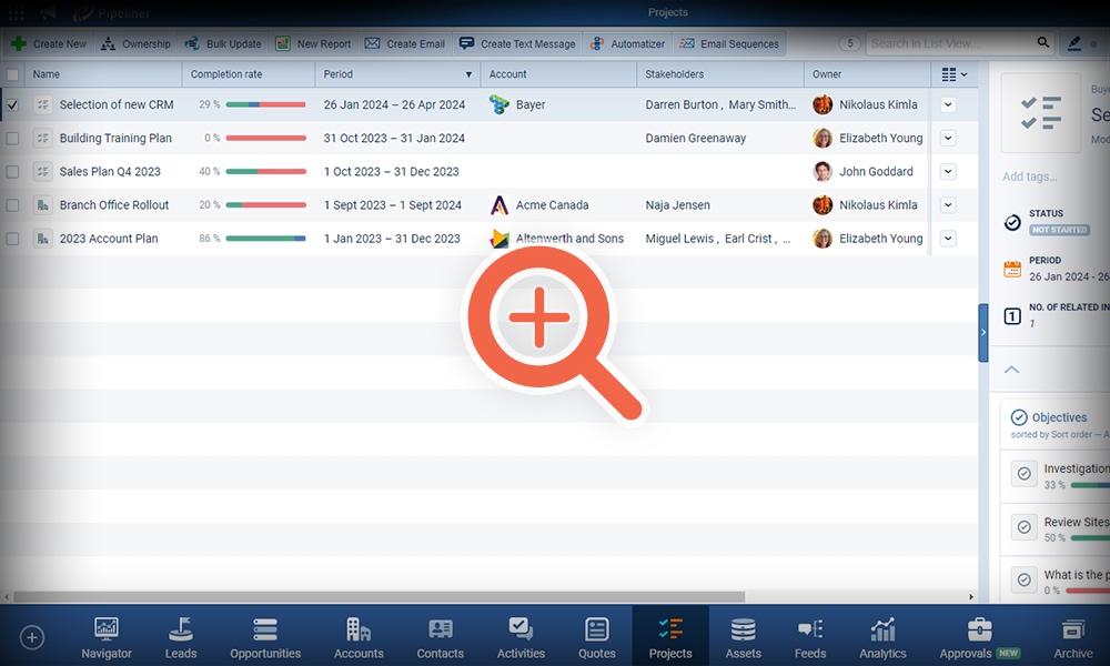 Project Engine feature and tool