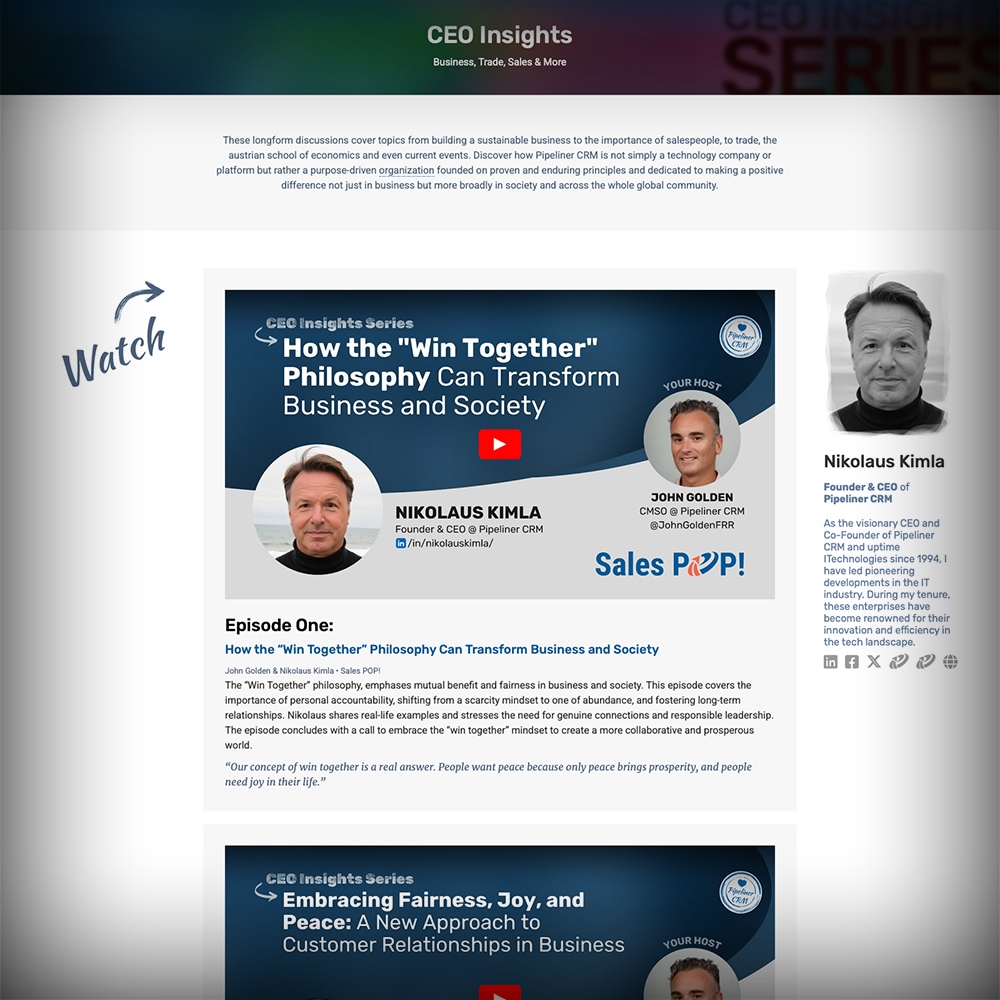 CEO Insights - Business, Trade, Sales & More