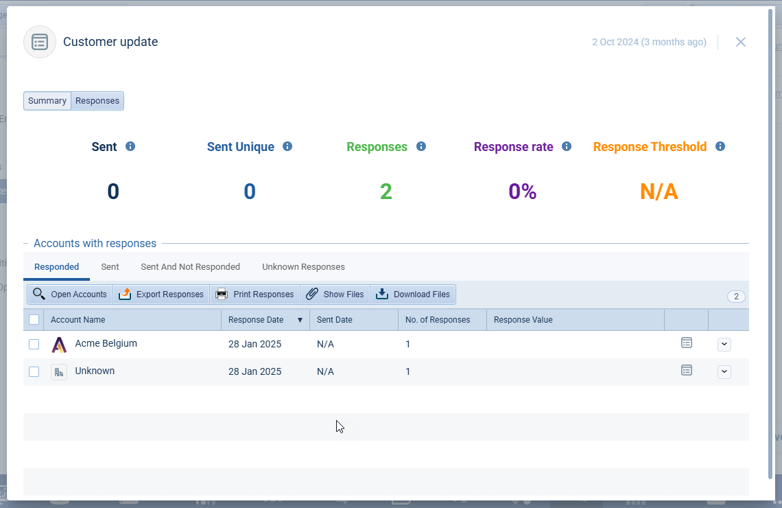Online forms CRM feature