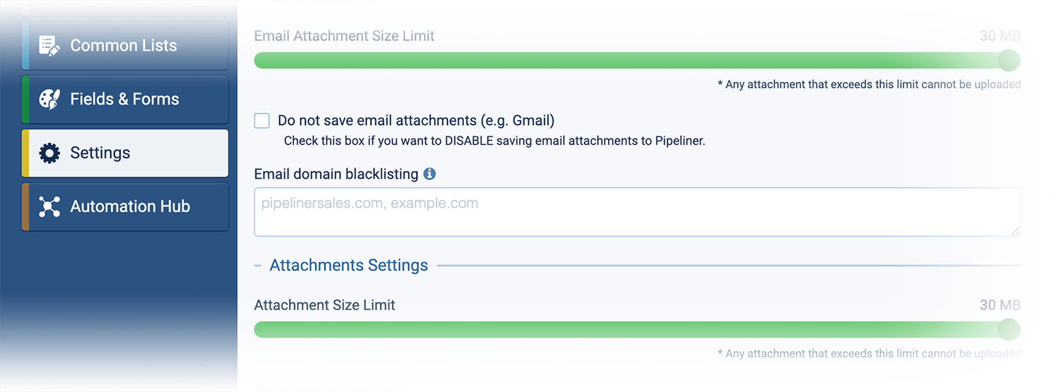 Sales CRM email integration