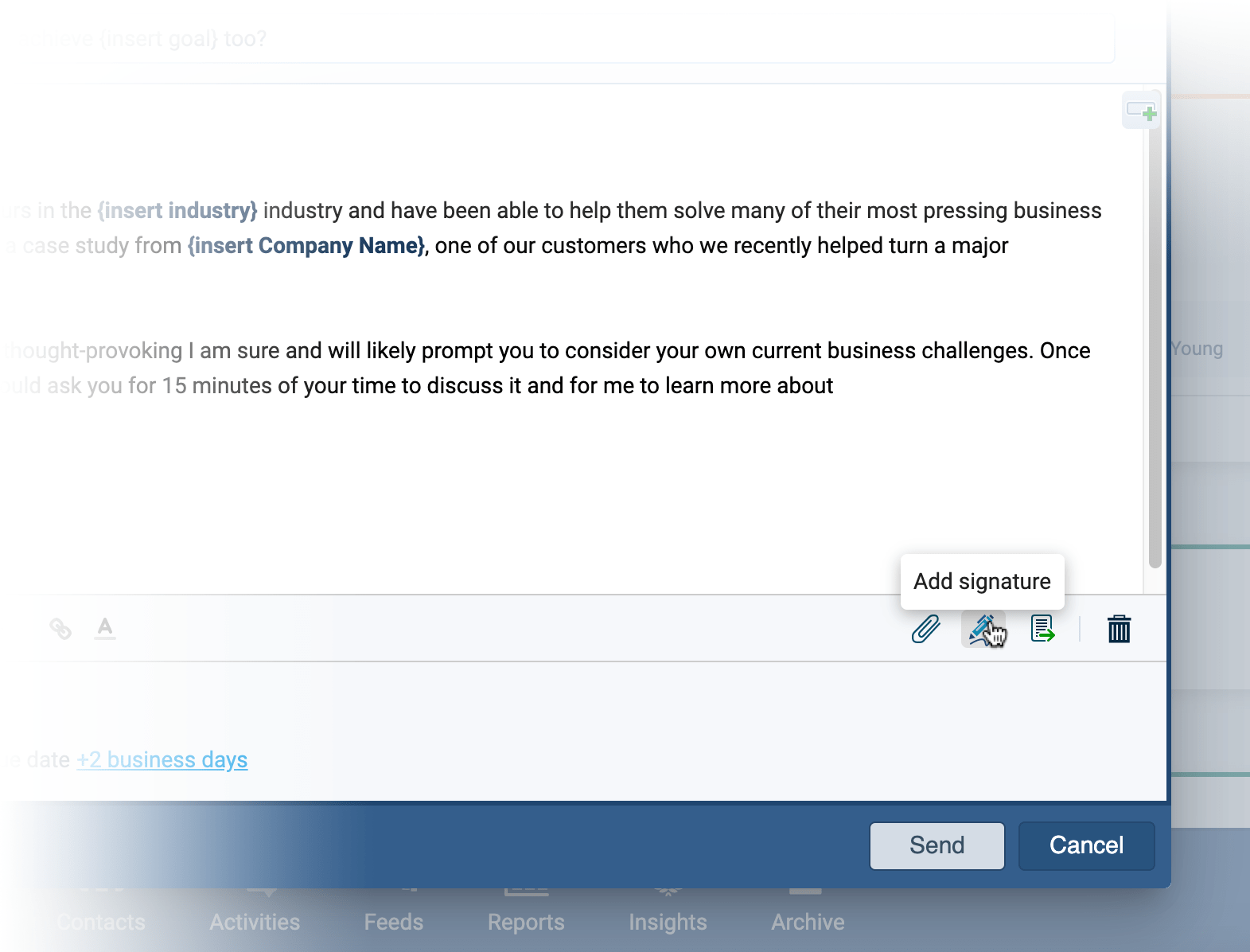 Personalizing the content of emails