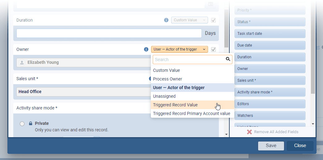 Using email sequences in Coevera
