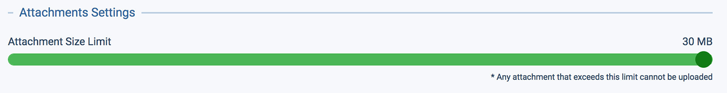 using the setting menu for admin users