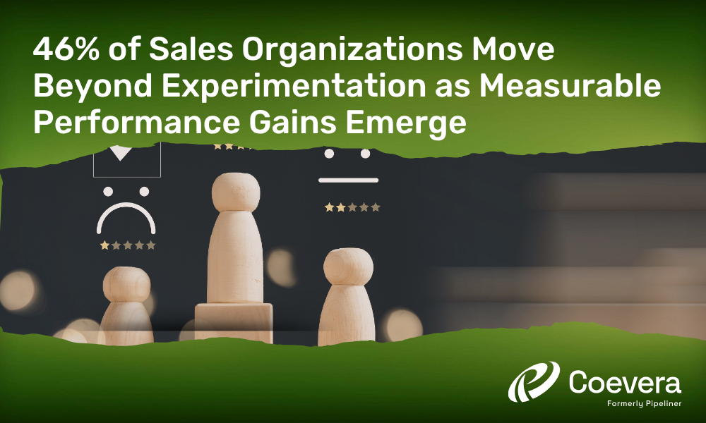 Coevera formerly Pipeliner Research 46% of Sales Organizations Move Beyond Experimentation as Measurable Performance Gains Emerge