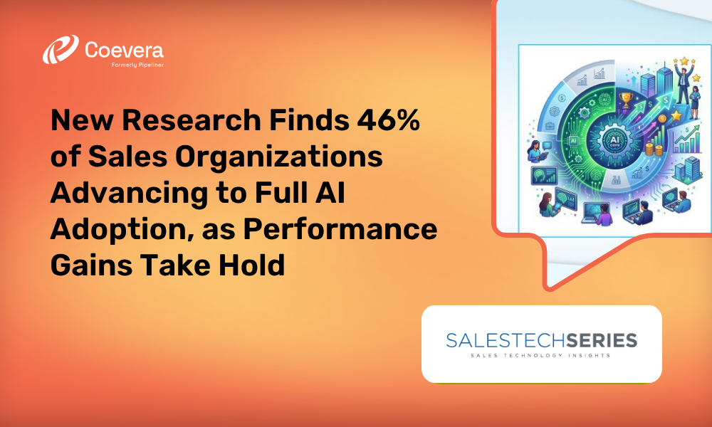 New Research Finds 46% of Sales Organizations Advancing to Full AI Adoption, as Performance Gains Take Hold