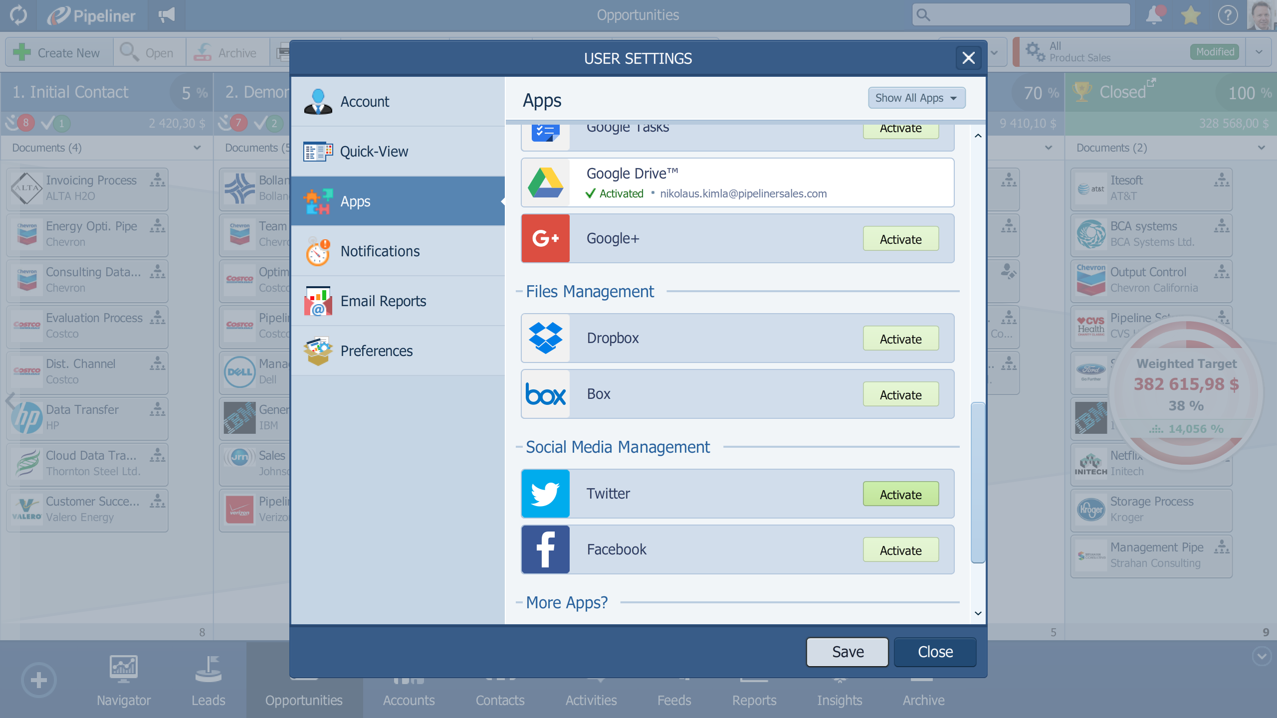 Account-Settings-Social-Media Account setting social media