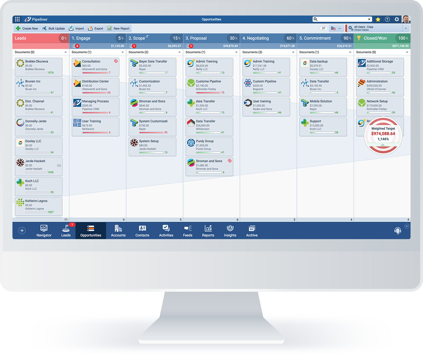 desktop-sales-velocity-pipeline-view Proper sales velocity, so that sales are moving through your pipeline rapidly