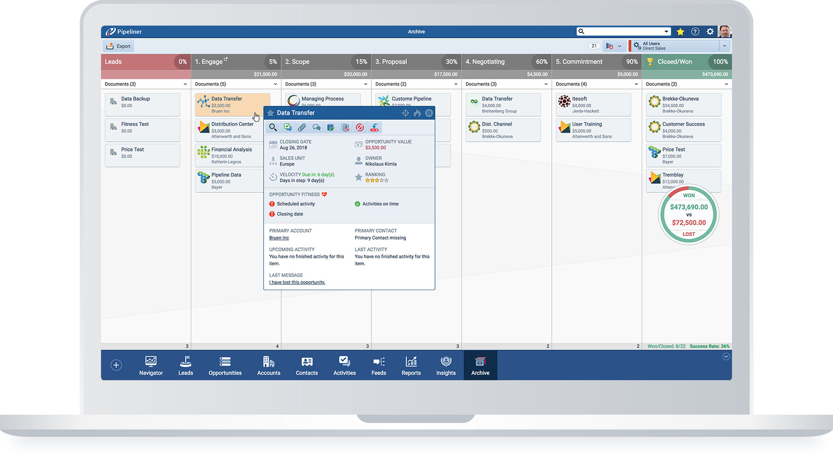 laptop-archive-view-01 Archive lost leads in your Sales CRM