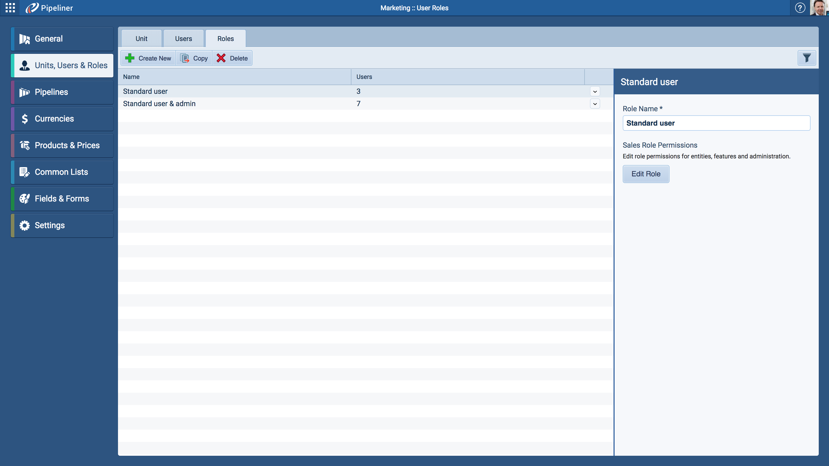 edit-role Sales CRM edit roles