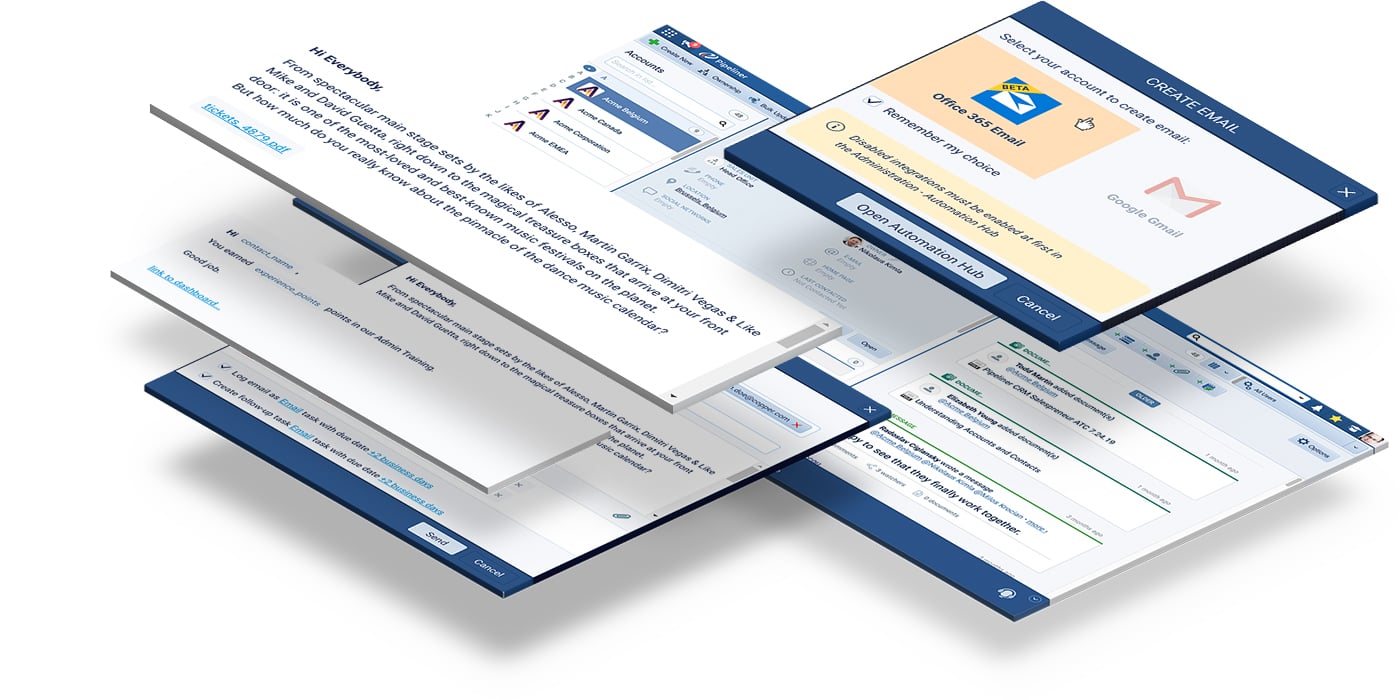 Office 365, sending emails from Coevera