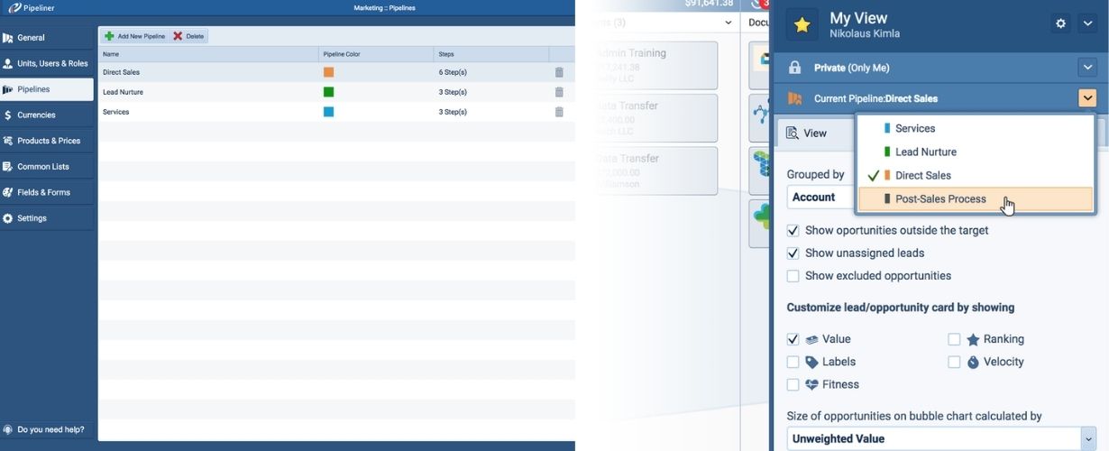 The Concept of Multiple Pipelines Within Coevera