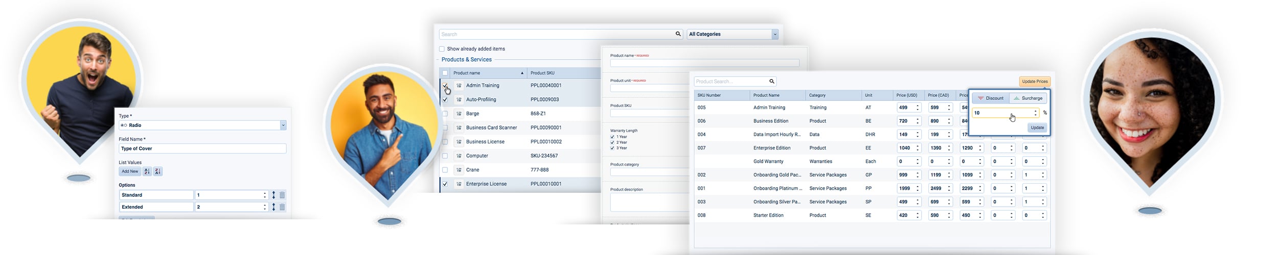 pipeliner-concepts-collage-price-lists-1552 Products categorized and listed, you can then create price lists