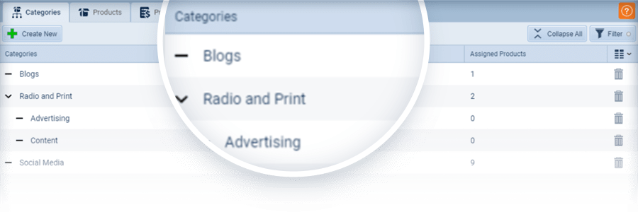 pipeliner-concepts-screenshots-small-categories-1826 Product categories examples in Coevera