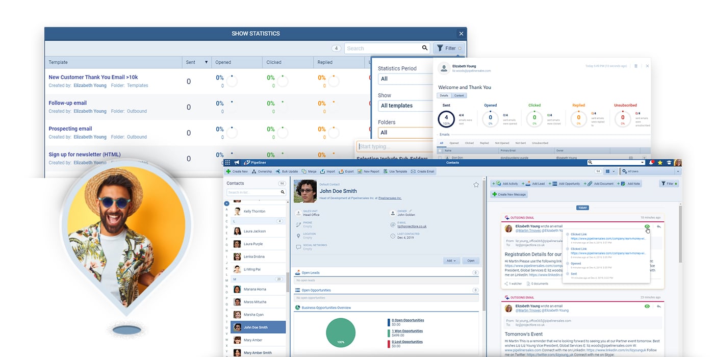 email tracking within Coevera