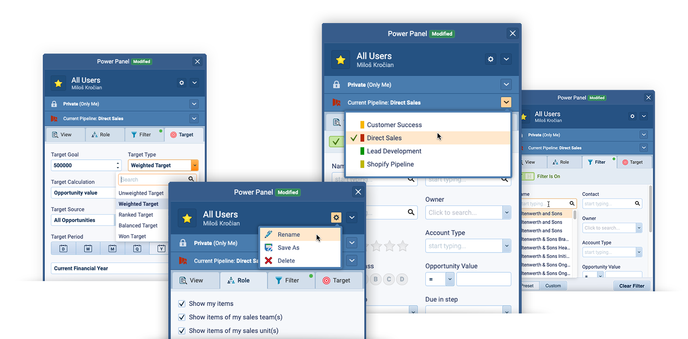 Coevera Power Panel
